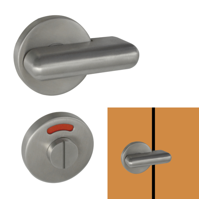 Fecho WC com indicador - INOX 304